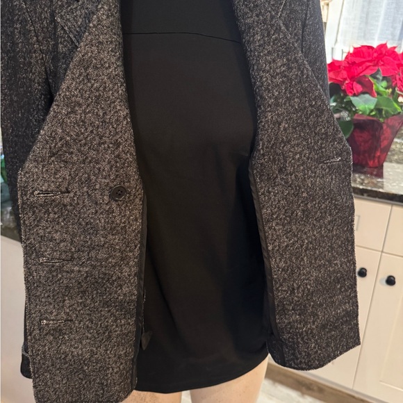JCrew Women's Charcoal Double-Breasted Jacket - Picture 7 of 11